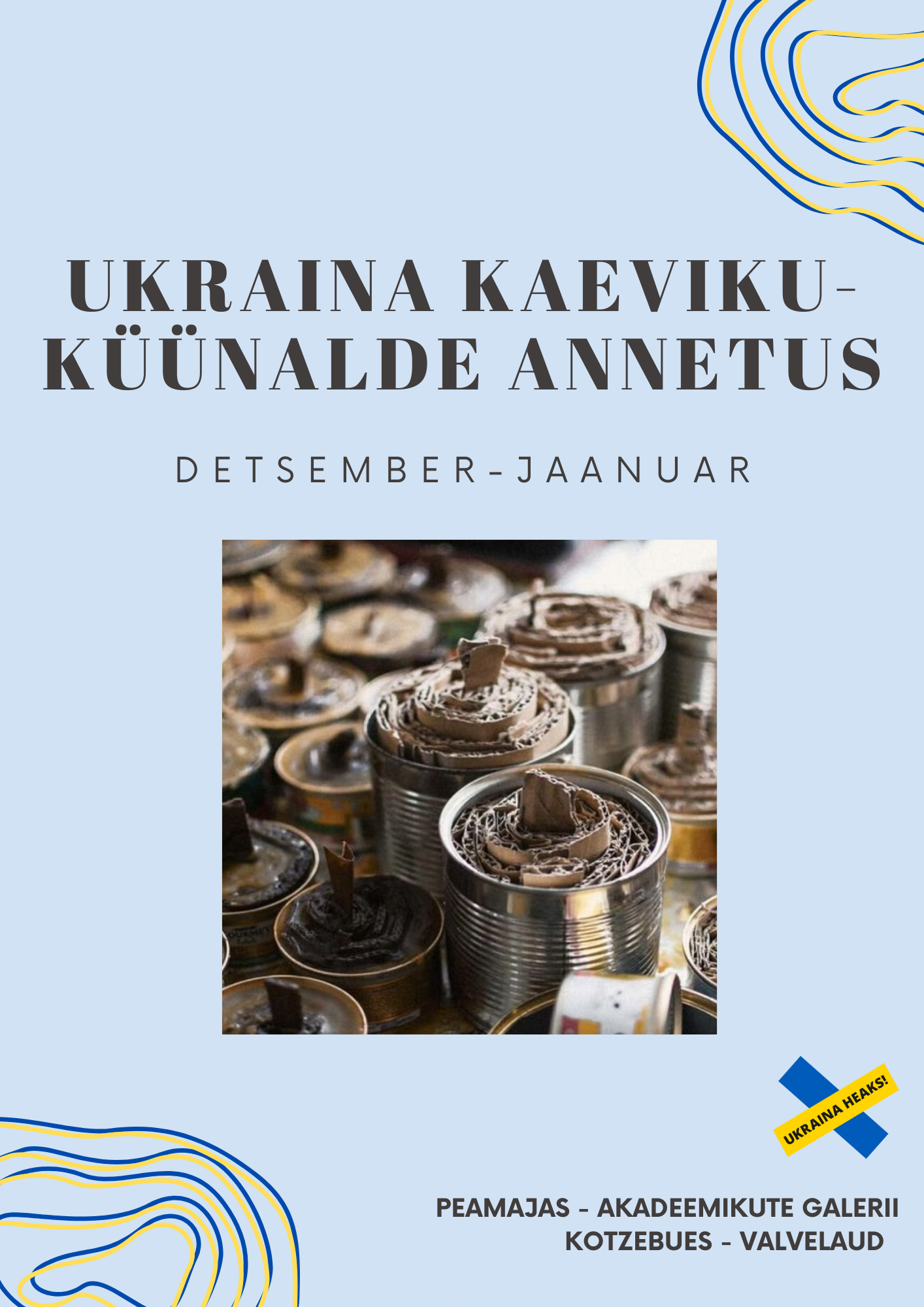 Read more about the article Küünalde jääkide ning väikeste konservtoodete purkide kogumine Ukraina abistamiseks