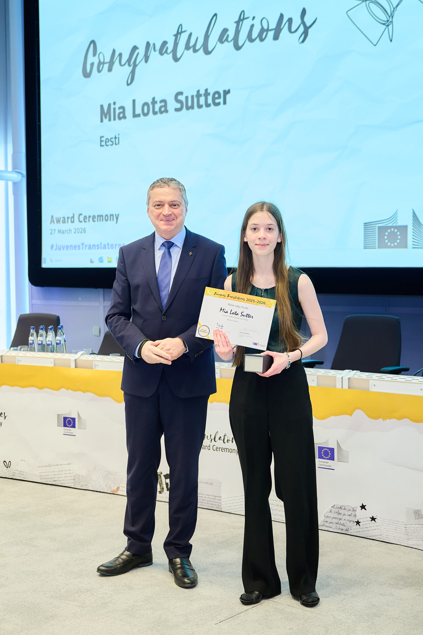 Read more about the article Juvenes Translatores Eesti parim tõlkija on Mia Lota Sutter